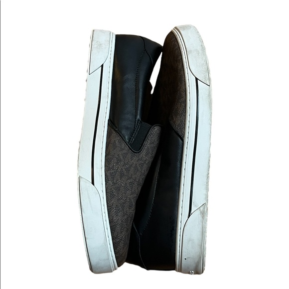 Michael Kors Men’s Logo Monogrammed Slip On Shoes - Picture 3 of 4